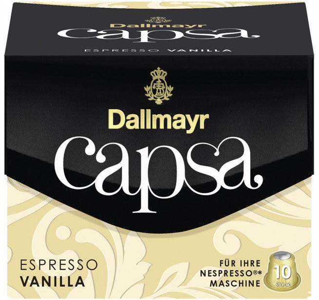 Capsule Cafea Dallmayr Capsa Espresso Vanilla Nespresso 10 Capsule